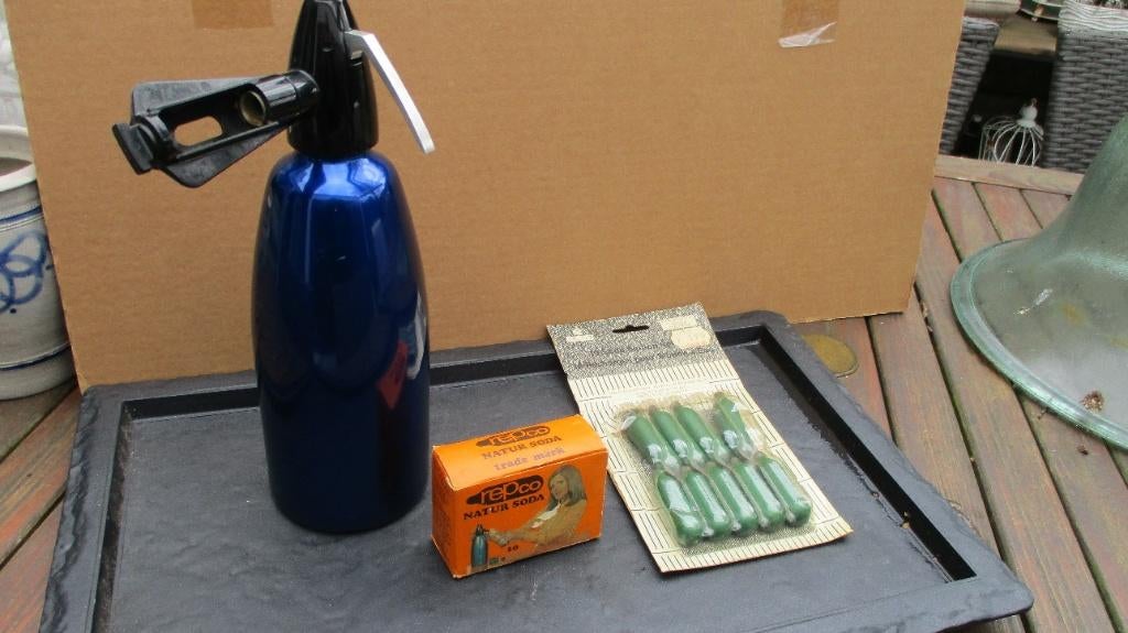 Vintage Siphon spuit, Antiquités & Art, Enlèvement