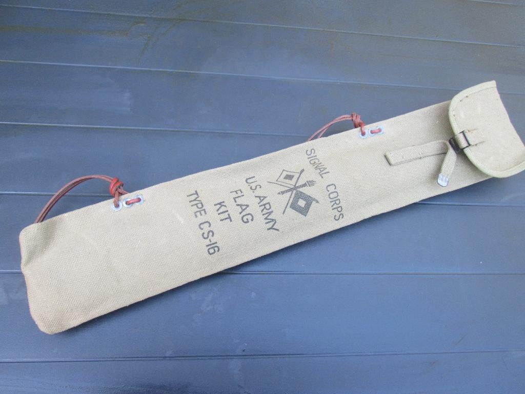 US Army canvas hoes signal corps vlaggenset 1942., Enlèvement ou Envoi