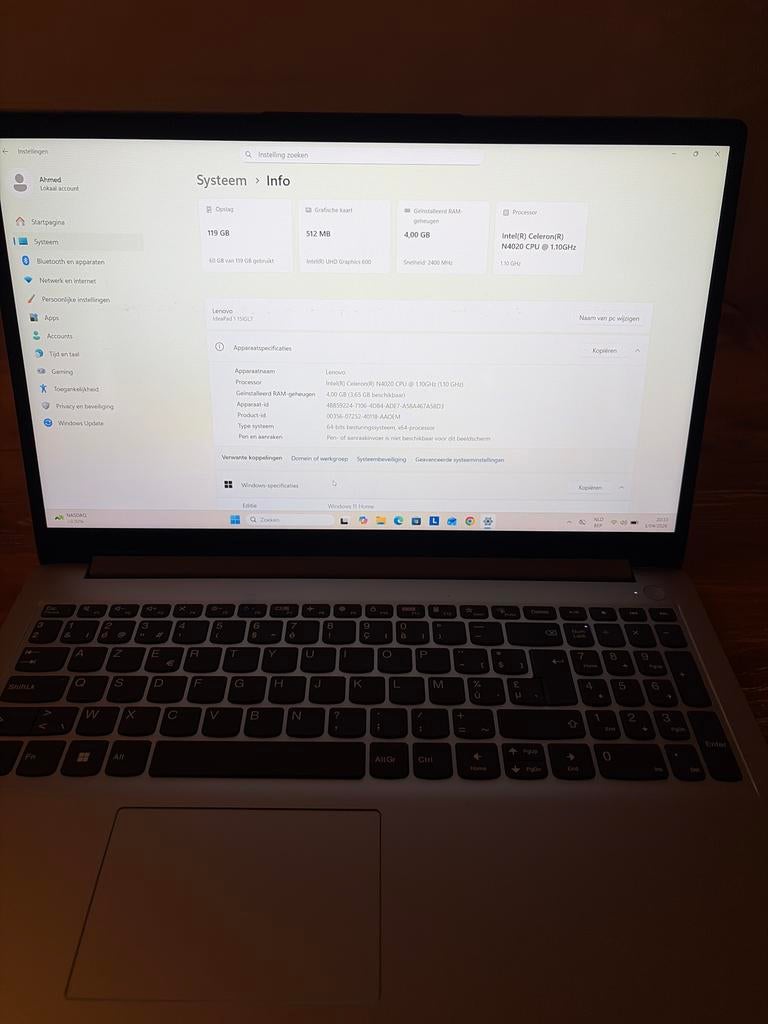 Lenovo laptop | Goedkoop | Perfect voor school/internet, Computers en Software, Ophalen, Zo goed als nieuw, 15 inch