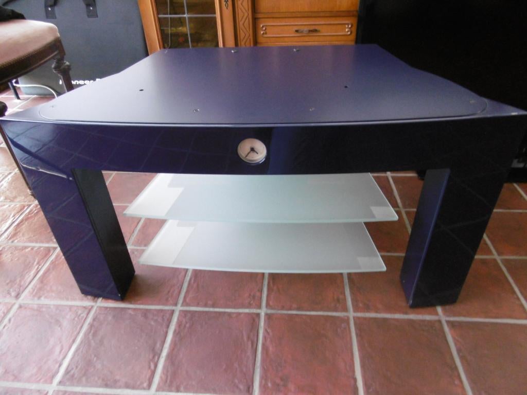 Mooi tv meubel, Enlèvement, Comme neuf, Verre, Modern