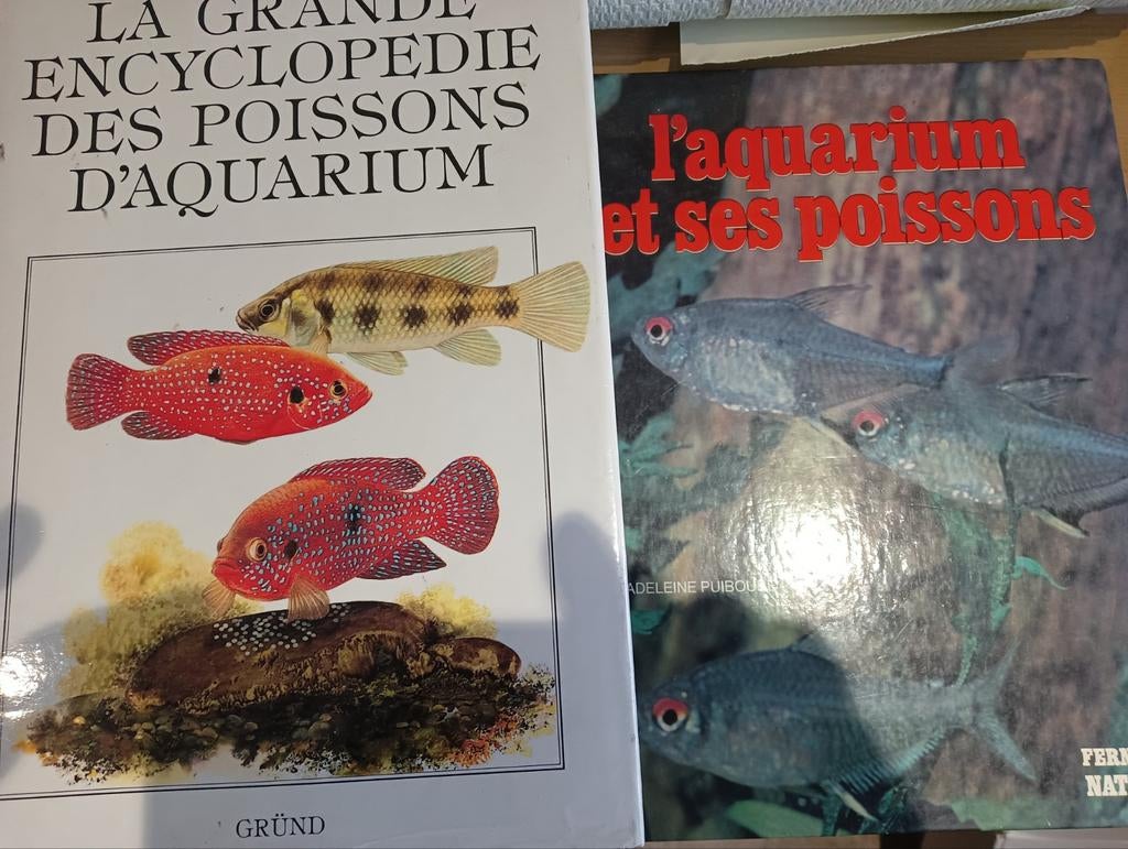 2 encyclopédies "poissons", Livres, Poissons