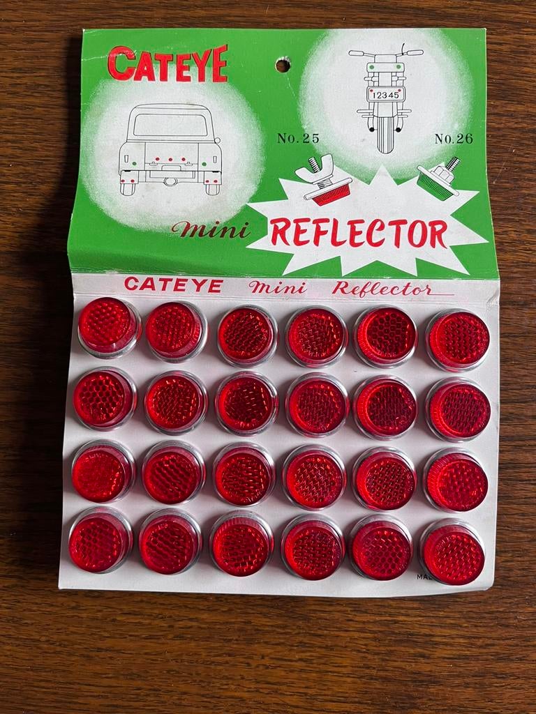 Nieuwe reflectors met moertjes  NOS, Ophalen of Verzenden, Nieuw, Frame, Sparta