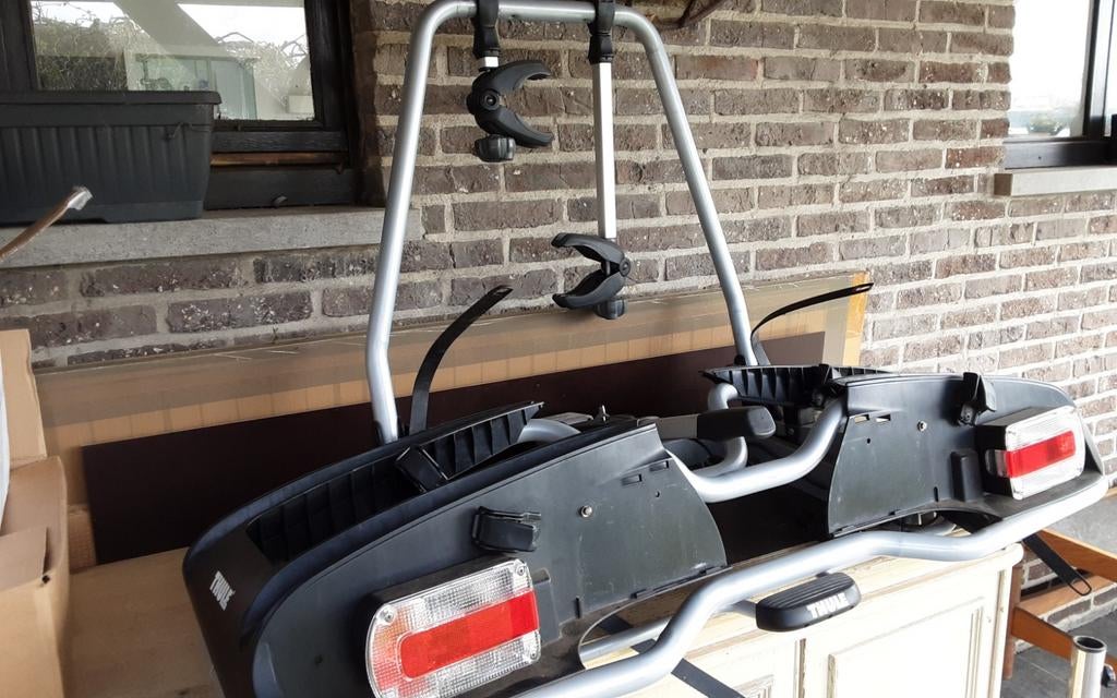 Fietsrek voor 2 elektrische fietsen merk THULE, Auto diversen, Fietsendragers, Ophalen