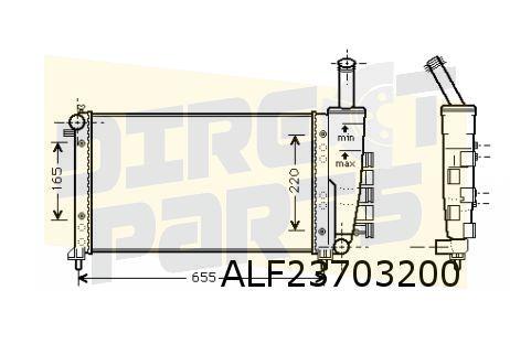 Fiat Punto / Idea (1.2i) radiateur (alleen bij Valeo koelpak, Autos : Pièces & Accessoires, Neuf, -, Fiat, -