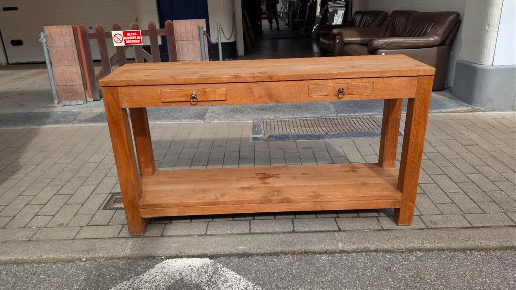 Buffet en bois massif, Ophalen