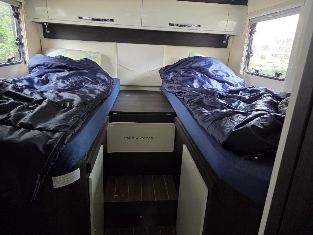 Goed onderhouden mobilhome, Caravanes & Camping, Camping-cars, Siège de train, Autres marques, Jusqu'à 5, Toilette à cassette