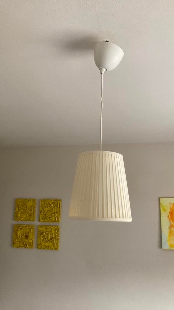 Lampe suspension blanche, Enlèvement ou Envoi, Comme neuf