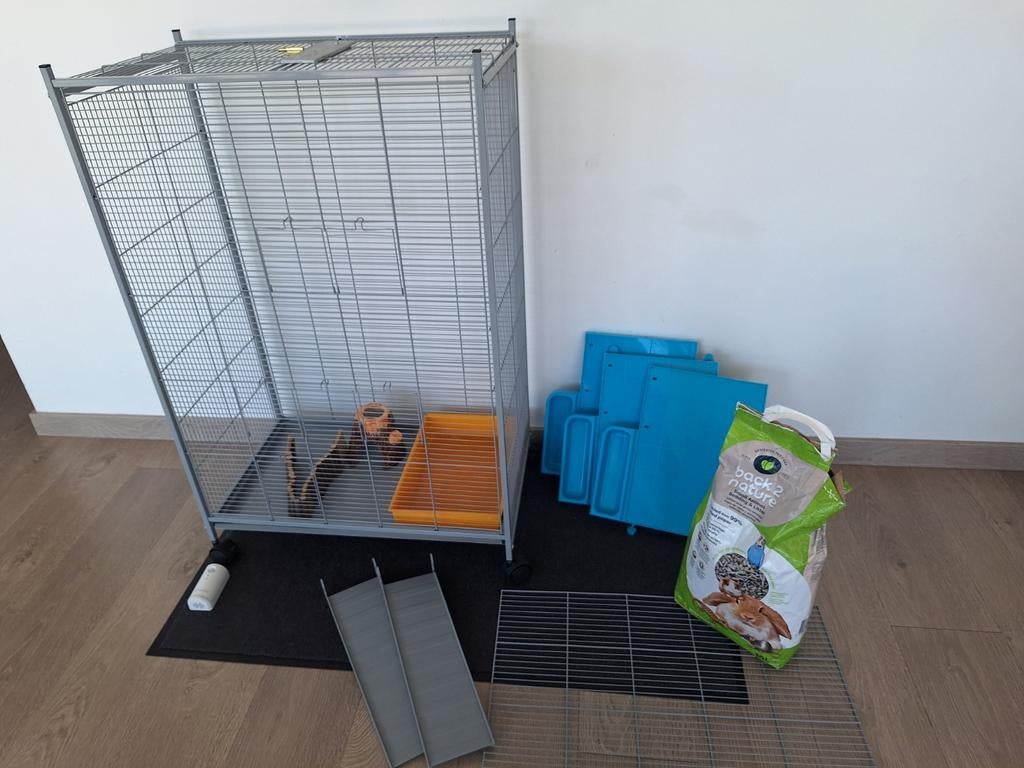 Knaagdierenkooi met verdieping vr hamsters en tamme ratten, Dieren en Toebehoren, Ophalen