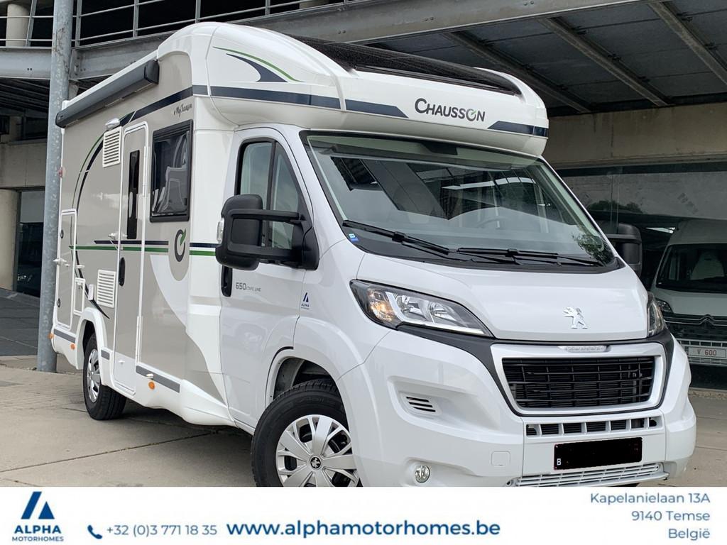 Chausson 650 Etape Line Peugeot 140pk Manueel (bj 2024), Caravans en Kamperen, 6 tot 7 meter, Half-integraal, Chausson, Bedrijf
