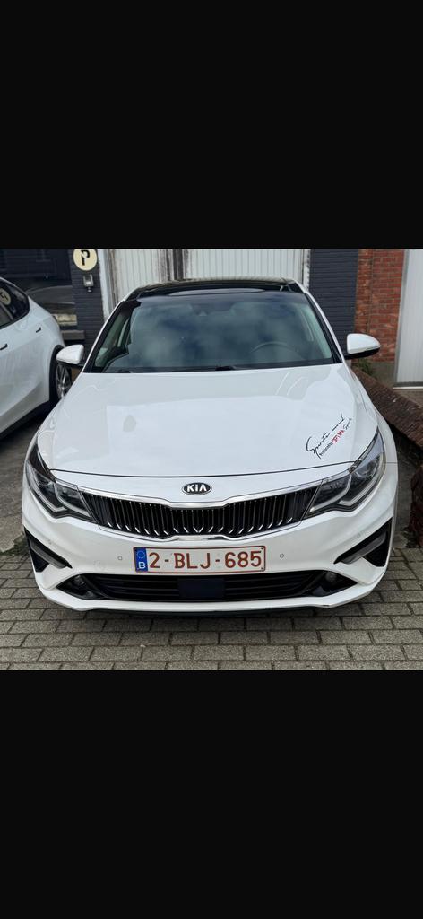 Kia Optima 1.6 Diesel Euro 6D, Auto's, Kia, 4 cilinders, Optima, Wit, Leder