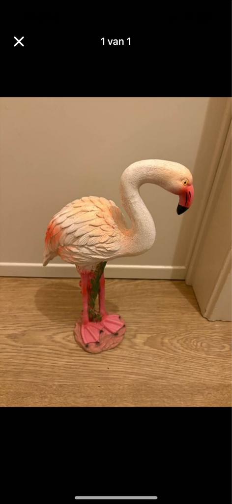 Belle décoration en forme de flamant rose, Enlèvement, Comme neuf