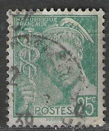 Frankrijk 1938/1941 - Yvert 411 - Type Mercure - 25 c. (ST), Verzenden, Gestempeld