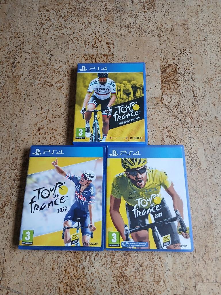 PS4 SPELLEN TOUR DE FRANCE 2 STUKS, Games en Spelcomputers, 2 spelers, Ophalen of Verzenden, Zo goed als nieuw, Sport
