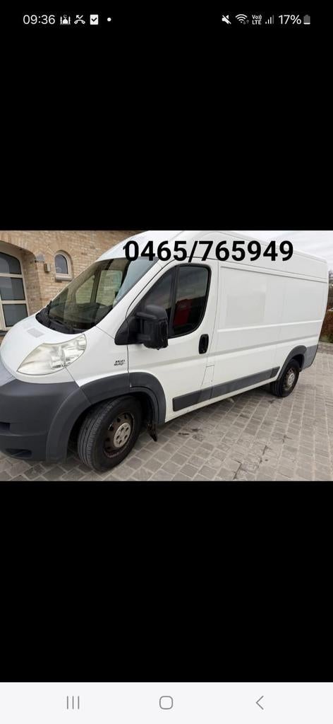 Camionnette déménagement