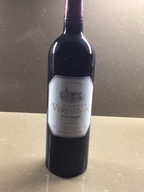 wijn 2002 Chateau Verdignan Haut-Medoc, France 12 flessen, Ophalen, Nieuw