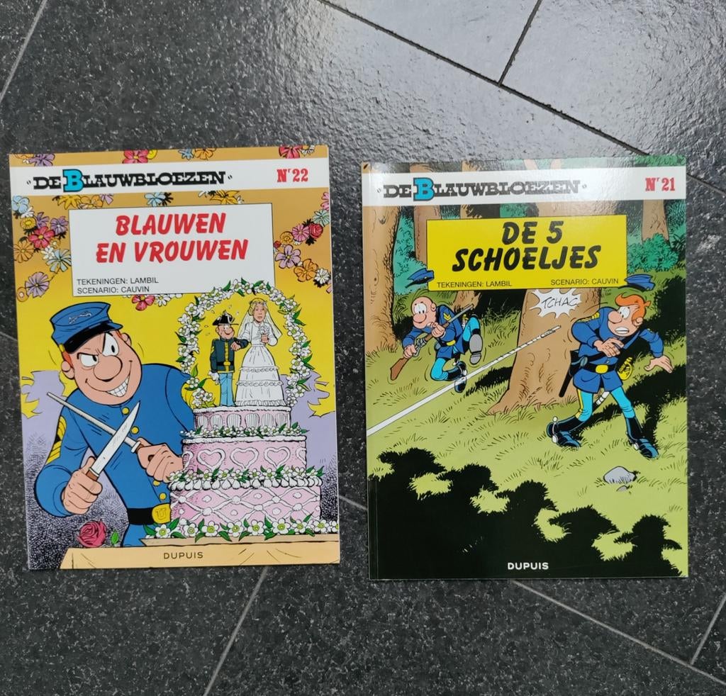 2 strips de blauwbloezen, Boeken, Ophalen