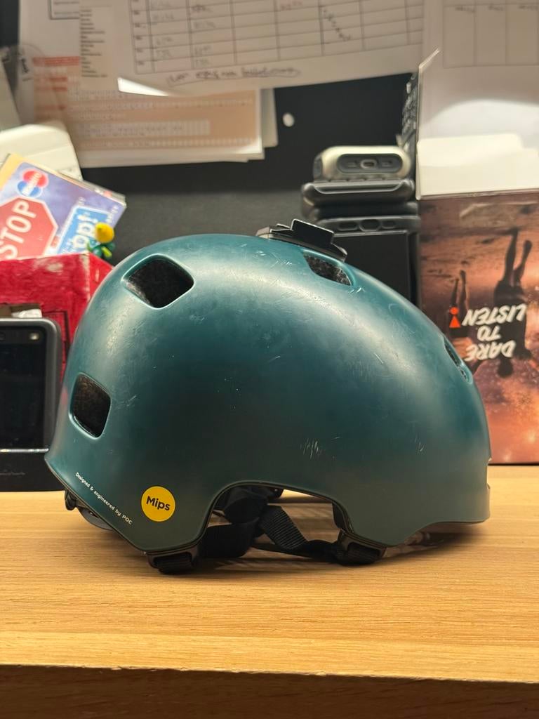 Poc crane mips small + gopro mount, Ophalen of Verzenden, Gebruikt, S, Heer