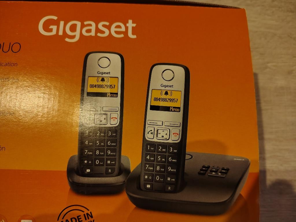 Téléphone d'intérieur sans fil, Télécoms, Enlèvement ou Envoi, Utilisé, 2 combinés