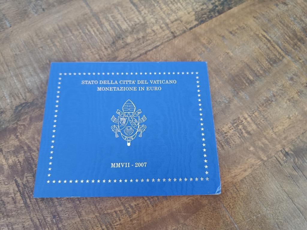BU Set Vaticaanstad Vaticaan Euromunten 2007, Postzegels en Munten, Ophalen of Verzenden