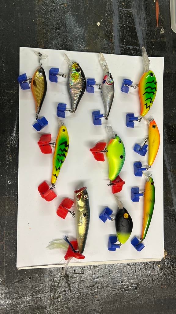 Lot de 10 leurres, Ophalen of Verzenden, Zo goed als nieuw