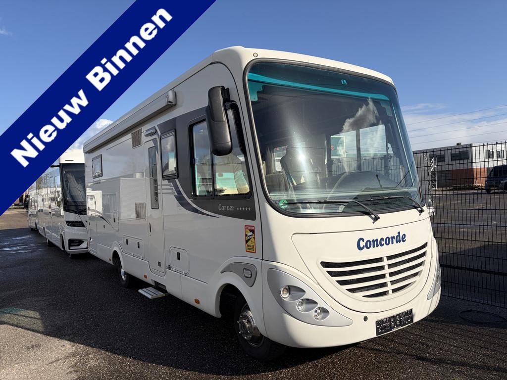 Concorde CARVER 821 3.0 177pk Automaat Queensbed en Hefbed A, Caravanes & Camping, Camping-cars, Diesel, Automatique, Mark@niesmannbischoff.nl