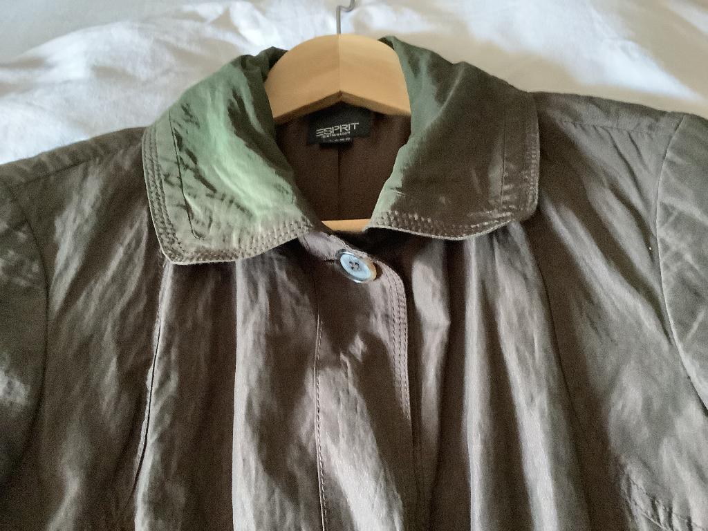 Regenjas, Kleding | Dames, Ophalen, Bruin, Maat 42/44 (L), Gedragen