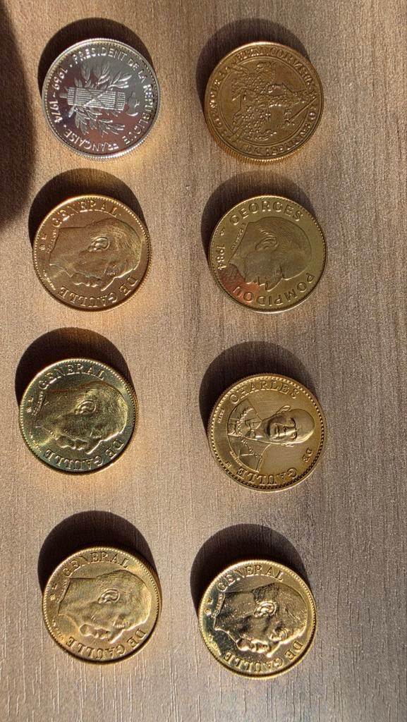 ​Lot de 8 Médailles Commémoratives, Timbres & Monnaies, Monnaies | Europe | Monnaies euro, Enlèvement, France, Argent