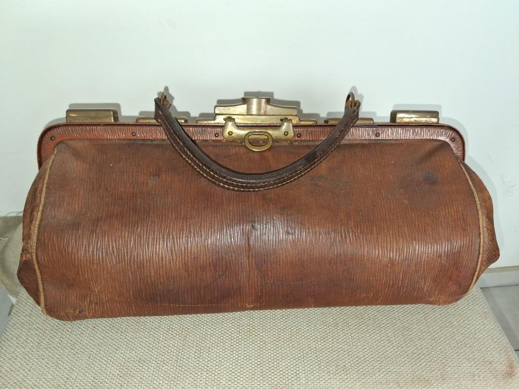Vintage dokterstas, Handtassen en Accessoires, Ophalen of Verzenden