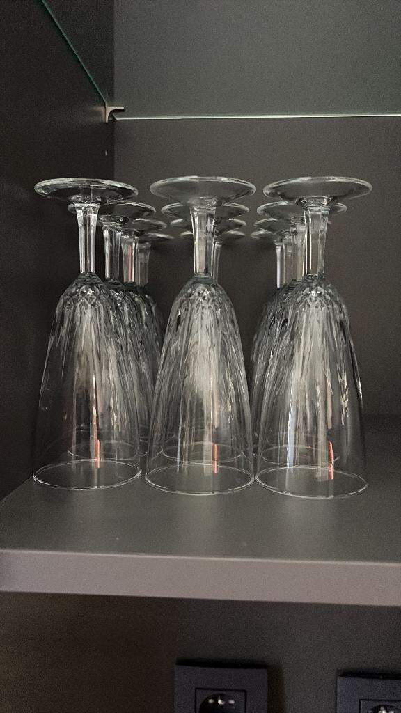 lot de 12 flûtes à champagne vintage, Maison & Meubles, Verre ou Verres, Comme neuf, Verre, Enlèvement