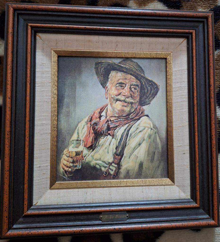 schilderij K De Bauw manfig, Ophalen of Verzenden