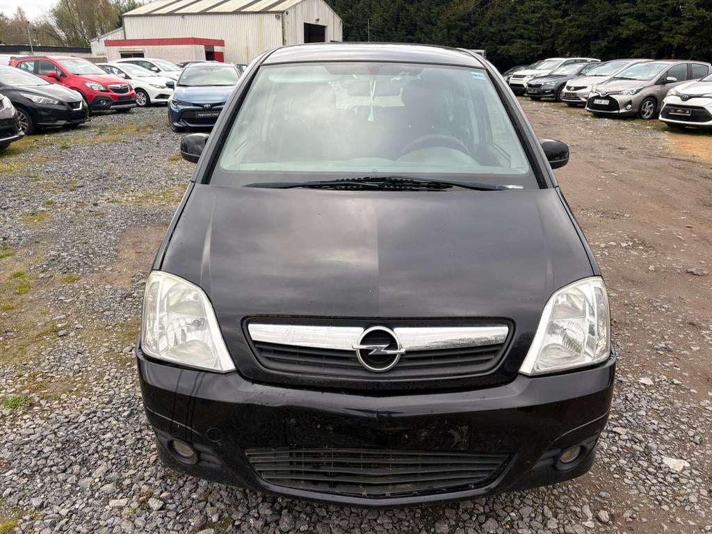 Opel Meriva 1.4 essence Marchand export, Auto's, Stof, Zwart, 4 cilinders, Zwart