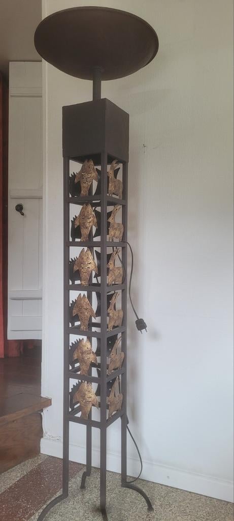 Lampadaire original métal, Huis en Inrichting, Lampen | Vloerlampen, Ophalen, Metaal