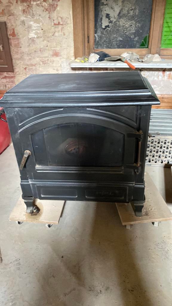 Mazoutkachel efel, Ophalen, Gebruikt