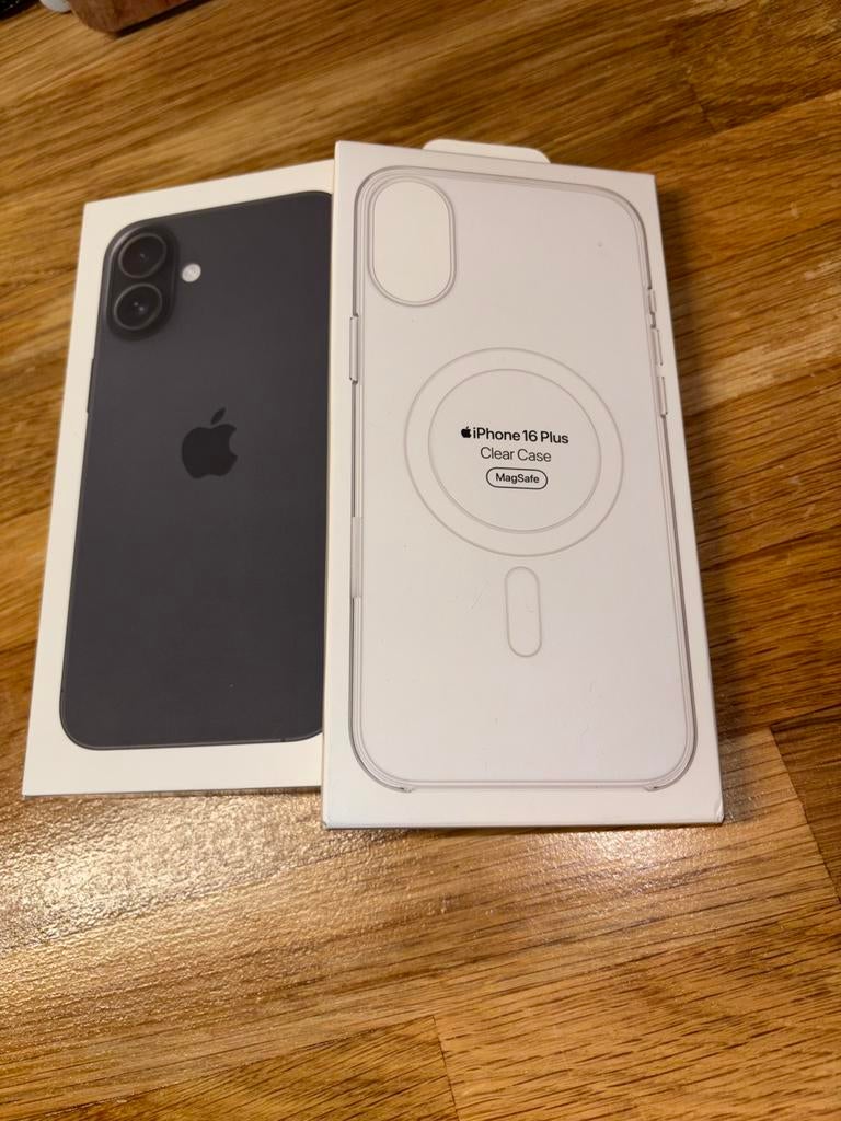 Iphone 16 plus 128GB noir, Télécoms, Téléphonie mobile | Apple iPhone, Enlèvement ou Envoi, Comme neuf, Noir, IPhone 16