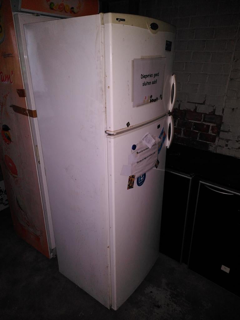 Réfrigérateur de cuisine avec congélateur séparé (Whirlpool), Electroménager, Réfrigérateurs & Frigos, 160 cm ou plus, Enlèvement