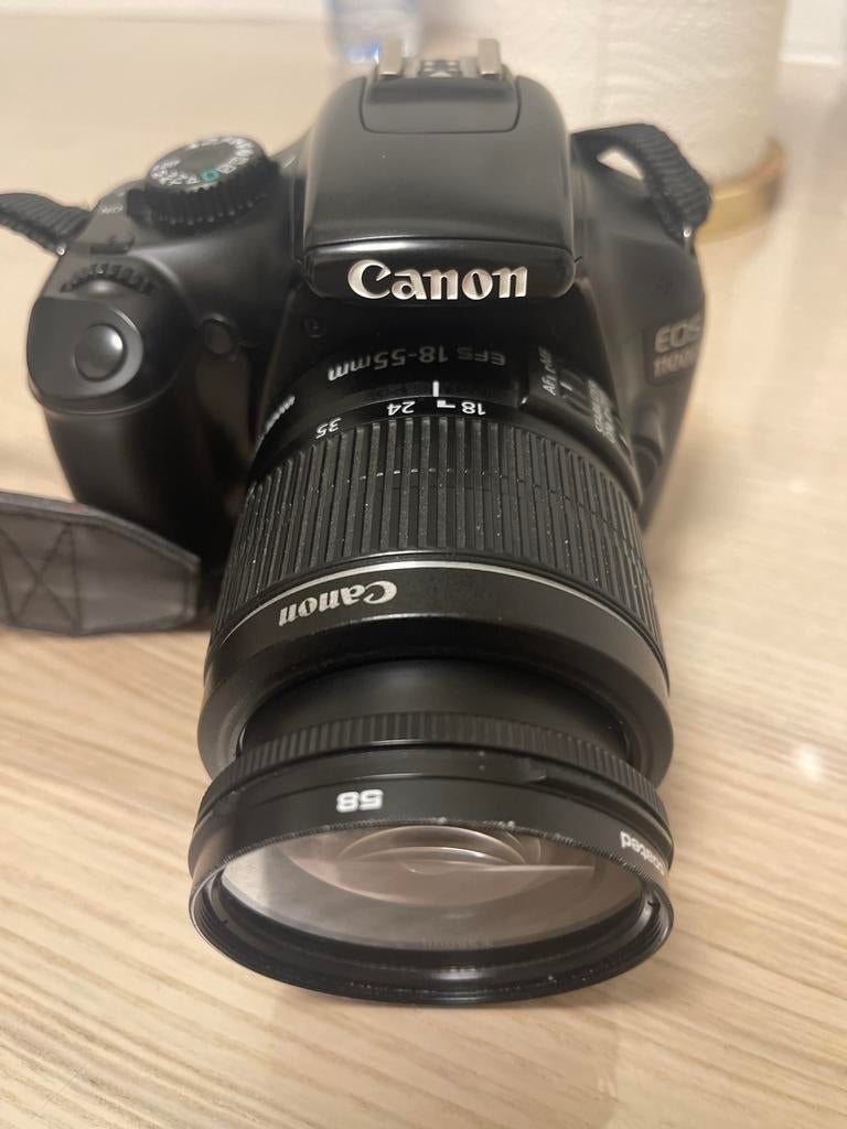 Appareils photo Canon EOS 1100D + objectif 18-55mm, Audio, Tv en Foto, Ophalen, Zo goed als nieuw, Canon