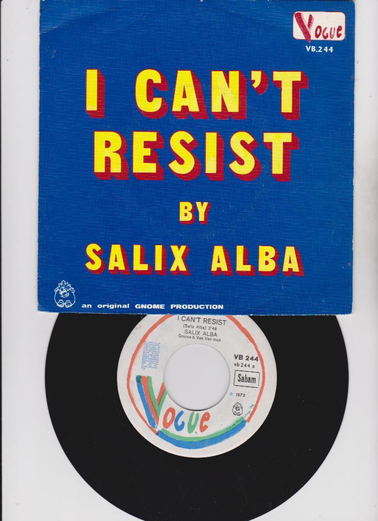 Salix Alba – I Can't Resist   1973  Belgische Rock, Enlèvement ou Envoi, Single, Comme neuf, Pop