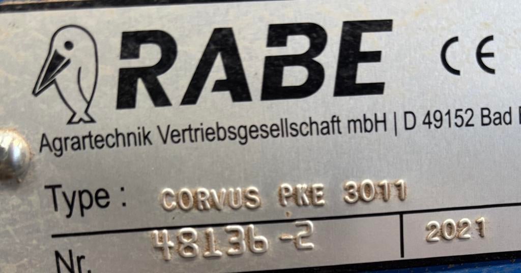 Rabe Corvus, Ophalen, Akkerbouw, Grondbewerking