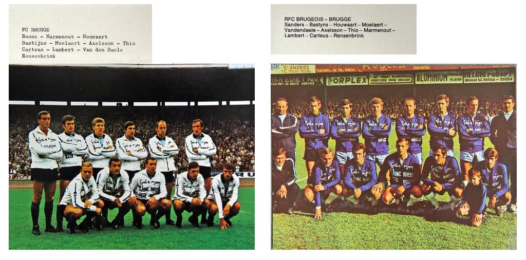 Postkaarten oude voetbalploegen  postkaart 18cm x 24cm, Enlèvement ou Envoi