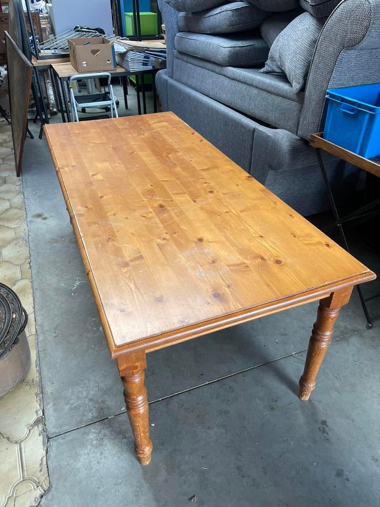 Mooie houten eettafel, Ophalen, Gebruikt