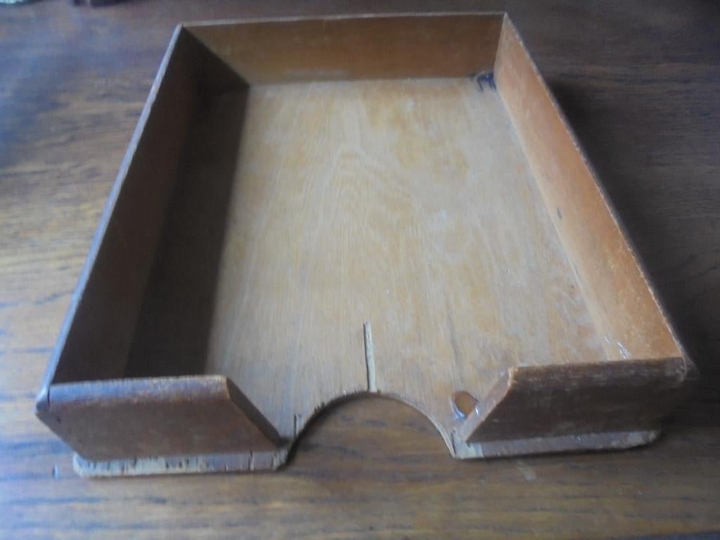 Porte-dossiers en bois ancien format A4, Enlèvement