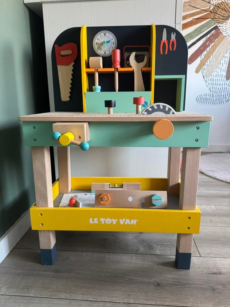Le toy alex werkbank als nieuw, Kinderen en Baby's, Speelgoed | Houten speelgoed, Ophalen, Zo goed als nieuw