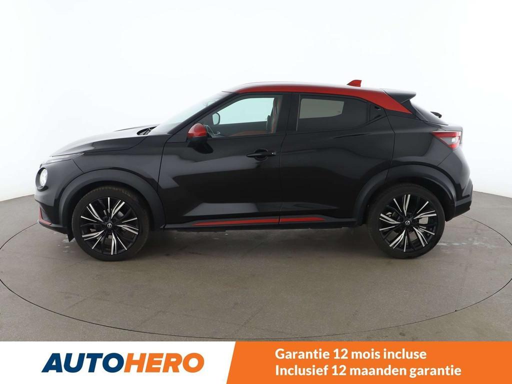 Nissan Juke 1.0 DIG-T N-Design (bj 2021, automaat), 118 g/km, Gebruikt, Euro 6, Zwart