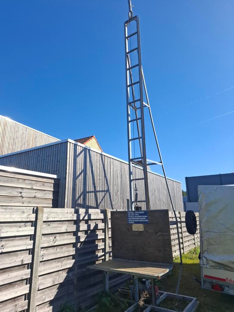 Bouwlift, Ophalen, Bouwlift