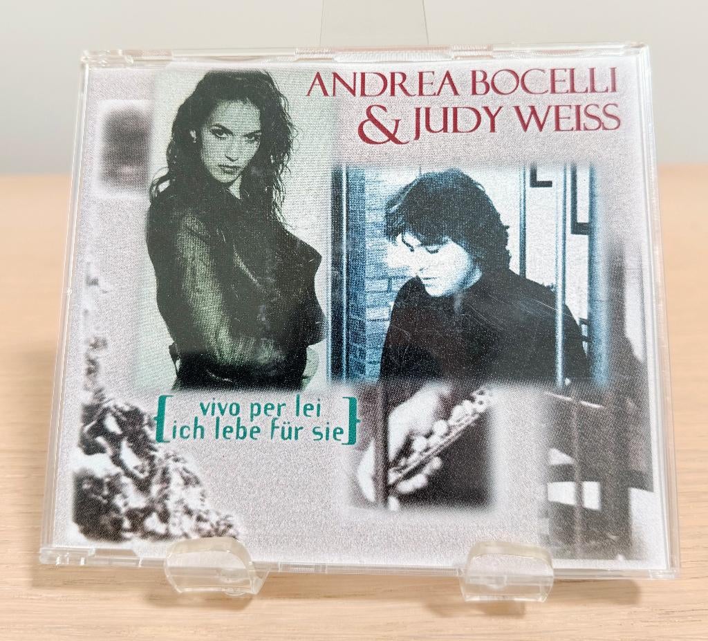 Andrea Bocelli & Judy Weiss Vivo Per Lei / Ich Lebe Für Sie, CD & DVD, CD Singles, Utilisé, Classique, 1 single, Enlèvement ou Envoi