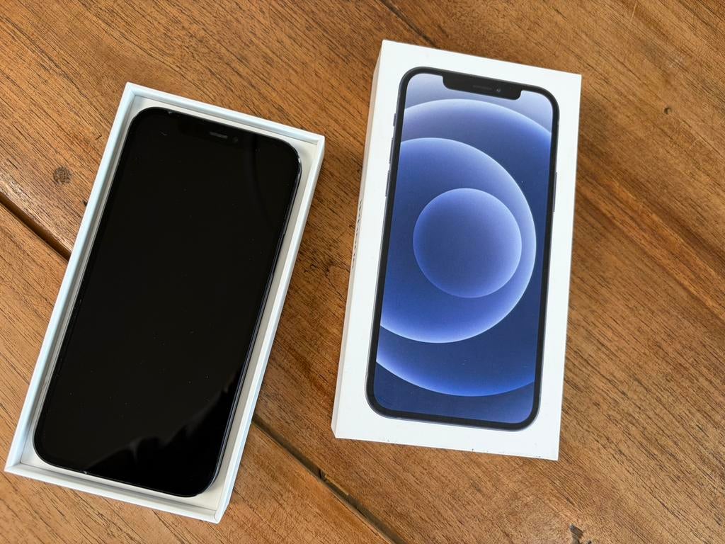 IPhone 12 - 64GB - Black, Avec simlock (verrouillage SIM), 77 %, Enlèvement, Utilisé