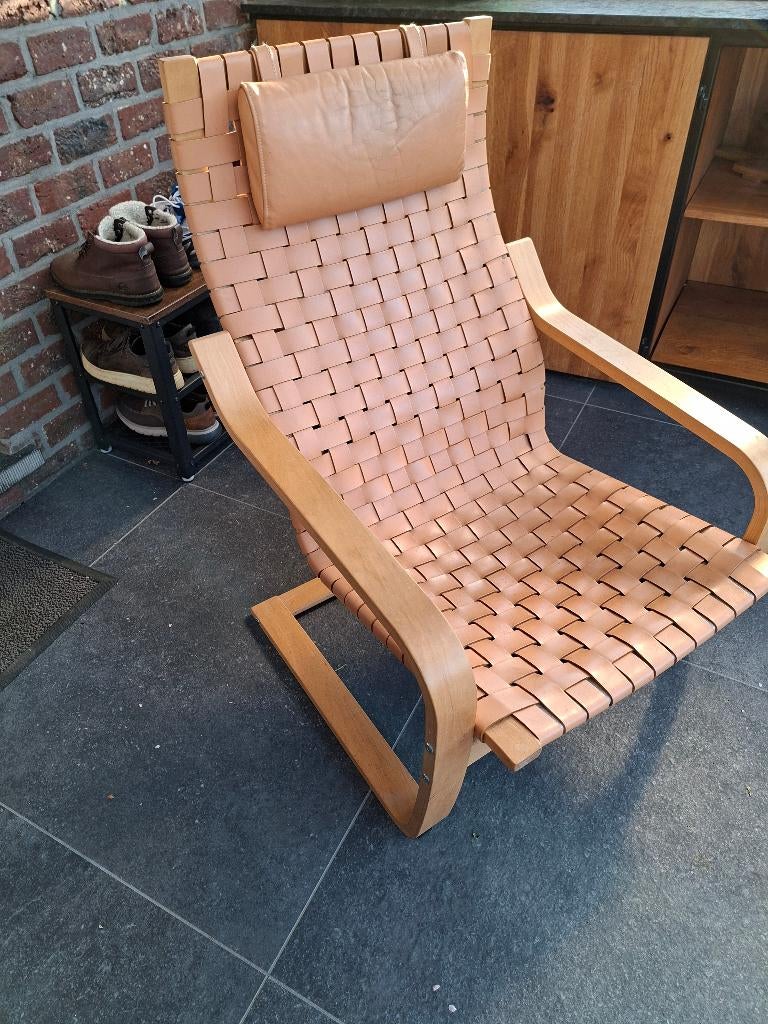 POANG IKEA, Huis en Inrichting, Ophalen, Gebruikt, Minder dan 75 cm, 50 tot 75 cm