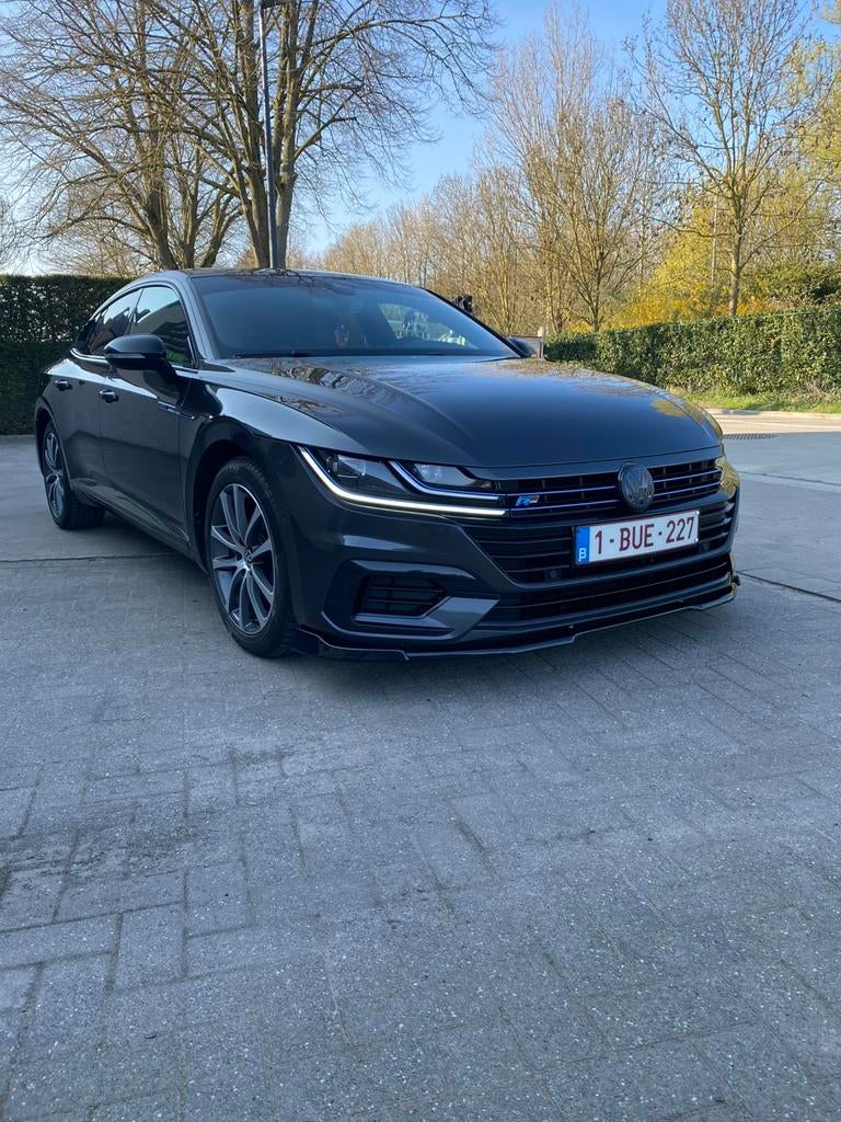 Volkswagen Arteon 2.0 TSI R-Line Edition DSG, Auto's, Arteon, 4 cilinders, 1984 cc, Zwart