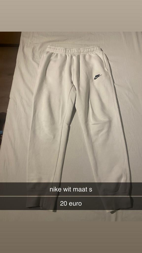 Nike broek maat S, Enlèvement, Comme neuf, Taille 46 (S) ou plus petite, Blanc