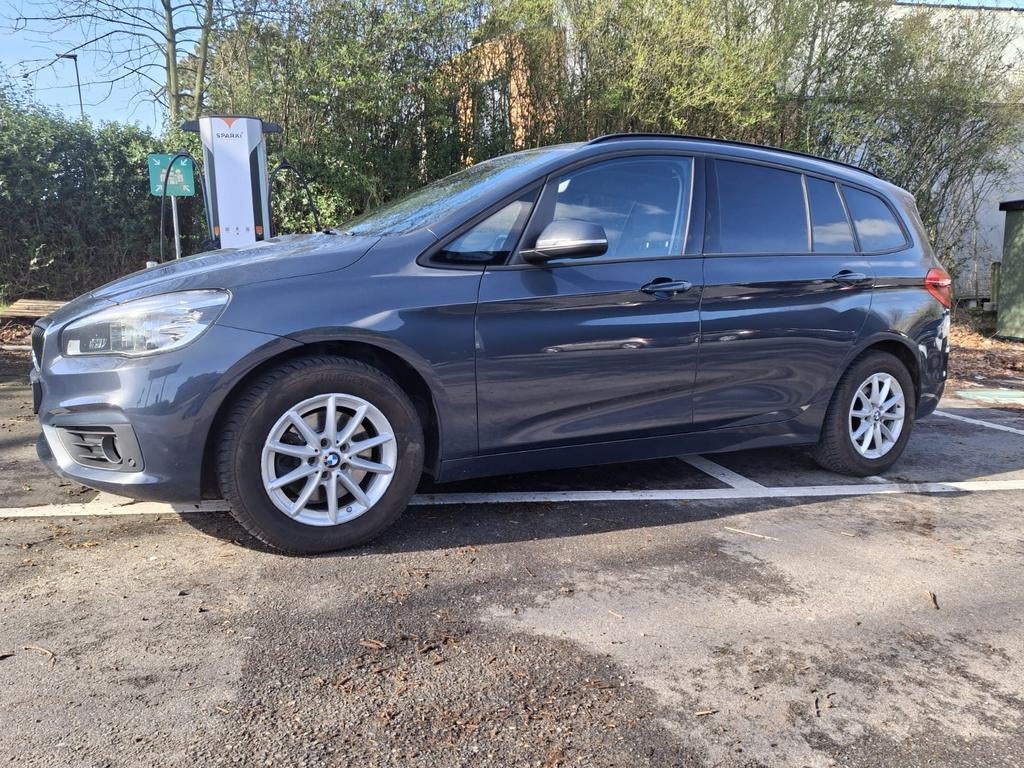 BMW 218d Gran Tourer 7-zits auto, Auto's, Monovolume, 4 cilinders, 7 zetels, Leder